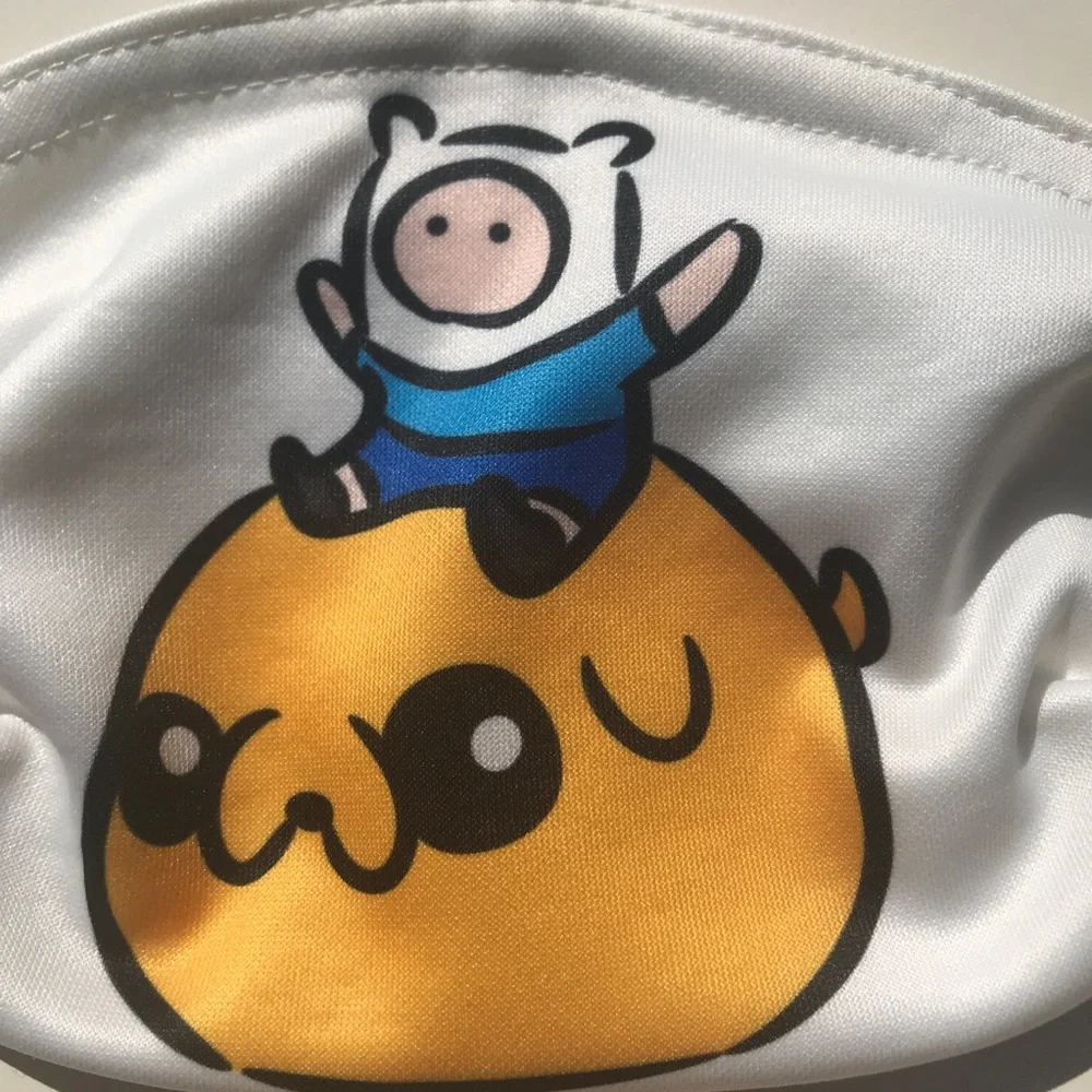NWOT Adventure Time Chibi Face Mask